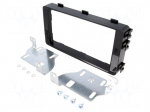 Radio mounting frame | Mitsubishi | 2 DIN | black gloss