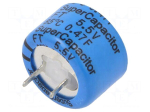 Supercapacitor | THT | 0.47F | 5.5VDC | -20&divide;80% | &Oslash;16.5x13mm | 6.5&Omega; | EDLC