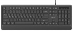 Keyboard Gembird Slim Backlight USB-A+C US