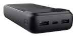 Trust 25883 power bank Lithium-Ion (Li-Ion) 20000 mAh Black