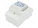 Transformer: mains | 63VA | 230VAC | 110V | IP30 | Mounting: DIN | 1.1kg