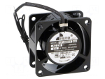 Fan: AC | axial | 230VAC | 60x60x30mm | 13.76m3/h | 27dBA | ball bearing