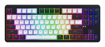 HATOR Rockfall 3 TKL Wireless, black, QMK/VIA, OMA profile white-black keycaps Keyboard - linear mechanical hotswap switches - US - ANSI Layout (HTK850)