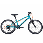 Laste jalgratas Rock Machine Thunder 20 VB Gloss Jade Blue (Ratta suurus: 20 Raami suurus: 10)