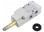 Electromagnetic valve | 2&divide;10bar | 3/2 NC | Thread: G 1/8" | 9mm