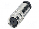 Connector: M16 | plug | PIN: 14 | 30V | soldering | straight | IP67