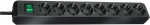 Brennenstuhl Eco black S 8x