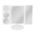 Rio MMFS-EU-L/1,6 Full Size Folding Mirror, White