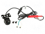 Rear view camera | 115&deg; | black | 12VDC,24VDC | 28.3x23.4x23.4mm