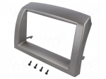 Radio mounting frame | Lancia | 2 DIN | silver