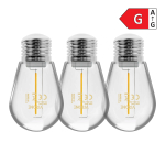 T&ouml;&ouml;riistad ja m&otilde;&otilde;teseadmed // Uued tooted t&ouml;&ouml;riistade, tarvikute kategoorias // Zestaw 3 żar&oacute;wek LED 1 W, 230 V, E27, 3000 K
