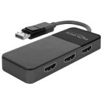 Delock DeLOCK DisplayPort 1.4 > 3x HDMI MST jagajad, jagajad ja l&uuml;litid