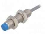 Sensor: inductive | Output conf: PNP / NO | 0&divide;2mm | 10&divide;30VDC | M8 | IP67