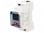 Programmable time switch | Range: 24h / 7days | SPDT | 230VAC | DIN