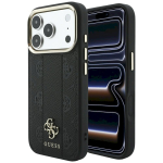 Guess Stripe Peony 4G Logo MagSafe for iPhone 18 Pro Max / iPhone 17 Pro Max / black