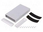 Enclosure: with panel | X: 66mm | Y: 113mm | Z: 18mm | aluminium