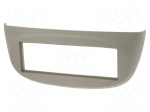 Radio mounting frame | Renault | 1 DIN | light grey
