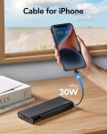 VEGER TC130 VG-W2503-T130 25000mAh powerbank 130W cables bulit-in
