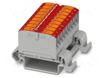 Splice terminal: rail | 24A | 690V | push-in | PA | L: 29.2mm | 0.14&divide;4mm2