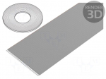 Wire: ribbon | 1.27mm | stranded | Cu | 40x26AWG | unshielded | PVC | grey