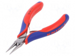 Pliers | precision,half-rounded nose | 115mm
