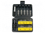 Kit: screwdriver bits | Pcs: 27 | 25mm | Mounting: 1/4" (C6,3mm)