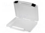 Container: transportation case | 240x170x42mm | white | plastic