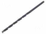 Drill bit | for metal | &Oslash;: 4mm | L: 119mm | HSS | Working part len: 78mm