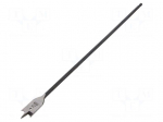 Drill bit | for wood | &Oslash;: 25mm | L: 400mm | HSS | Mounting: 1/4" (E6,3mm)