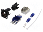 Socket | coupler | etherCON | PIN: 8 | Cat: 6 | shielded | gold-plated