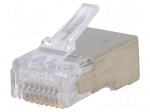 Connector: HDC | plug | male | Han Modular RJ45 | PIN: 8 | 1A | 50V