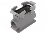 Enclosure: for rectangular connectors | Han | size 16B | high | PG29