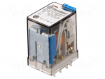 Relay: electromagnetic | 4PDT | Ucoil: 220VDC | 7A/250VAC | 7A/30VDC