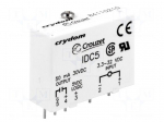 Relay: solid state | Ucntrl: 5&divide;28VDC | 50mA | max.60VDC | Series: IDC5