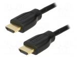 Cable | HDMI 1.4 | HDMI plug,both sides | 1.5m | black