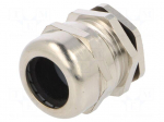 Cable gland | 1,5 | IP68 | Mat: brass | Body plating: nickel