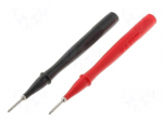 Test probe | 10A | 1kV | red and black | Tip diameter: 2mm