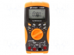 Digital multimeter | Bargraph: 21segm | True RMS | Resol: 0.1&deg;C