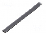 Hole and edge shield | PVC | L: 10m | grey | H: 9mm | W: 5mm | -30&divide;70&deg;C