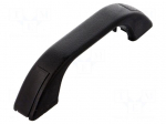 Handle | Mat: polypropylene | black | H: 25.2mm | L: 112.4mm | W: 18.6mm