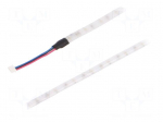 LED tape | RGB | IP65 | 120&deg; | &lambda;d: 470nm,520nm,630nm | 5VDC | 4.5W | 5mA
