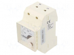 Voltmeter | for DIN rail mounting | 0&divide;500V | Class: 1.5 | True RMS