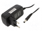 Power supply: switching | mains,plug-in | 9VDC | 1A | 9W | Out: 5,5/2,5
