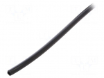 Pneumatic tubing | -0.95&divide;19bar | PAN | Tube in.diam: 4mm | black