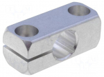 Mounting coupler | aluminium | D: 16mm | W: 20mm | H: 20mm | L: 45mm
