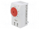 Sensor: thermostat | NC | 10A | 250VAC | spring clamps | 60x33x41mm