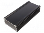 Enclosure: shielding | X: 106mm | Y: 240mm | Z: 56mm | aluminium | black