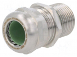 Cable gland | with long thread | M20 | 1.5 | IP68 | stainless steel