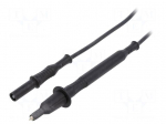 Test lead | 20A | banana plug 4mm,both sides | Urated: 1kV | Len: 1.5m
