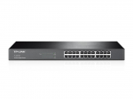 TP-LINK | 24-Port Gigabit Rackmount Switch | TL-SG1024 | Unmanaged | Rackmountable | 1 Gbps (RJ-45) ports quantity | 10 Gbps (RJ-45) ports quantity | SFP ports quantity | SFP+ ports quantity | Combo ports quantity | PoE ports quantity | PoE+ ports qu ...